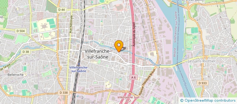 localisation de l'entreprise MONSIEUR GHASSEM AISSA DJELLOULI à VILLEFRANCHE-SUR-SAONE