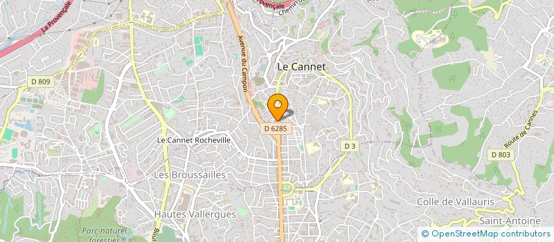 localisation de l'entreprise MONSIEUR GHASSEN ABBASSI à LE CANNET