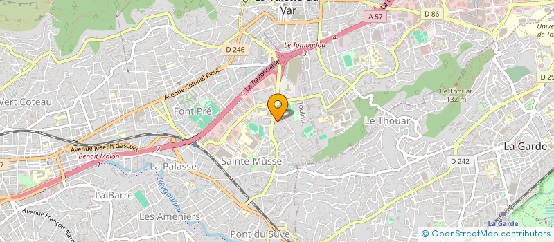 localisation de l'entreprise MONSIEUR GHASSEN AYARI  TOULON