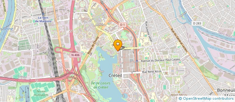 localisation de l'entreprise MONSIEUR GHASSEN GASMI  CRETEIL