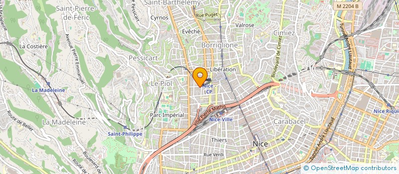 localisation de l'entreprise MONSIEUR GHASSEN GOURAR à NICE