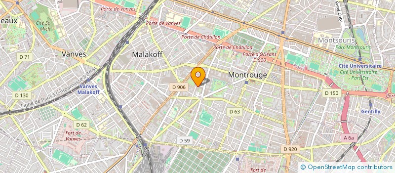 localisation de l'entreprise MONSIEUR GHASSEN JDEY  MONTROUGE