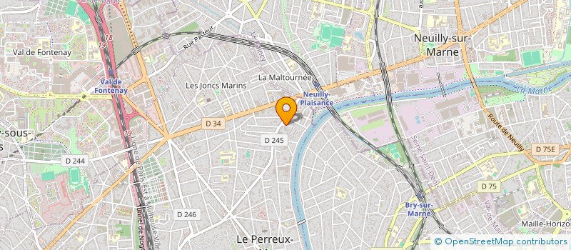 localisation de l'entreprise MONSIEUR GHASSENE JEBALI à LE PERREUX-SUR-MARNE