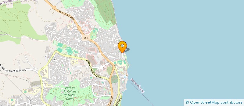 localisation de l'entreprise MONSIEUR GHATER ABDALLAH  MARTIGUES