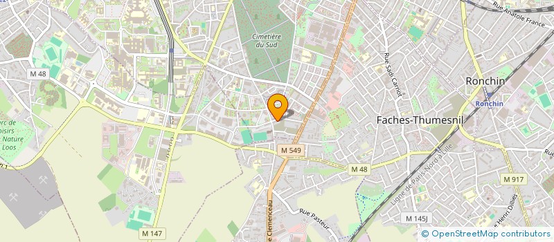 localisation de l'entreprise MONSIEUR GHAYLANE SOUIDI à LILLE