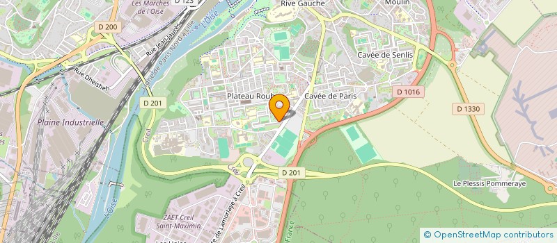 localisation de l'entreprise MONSIEUR GHAZANFAR AHMAD  CREIL