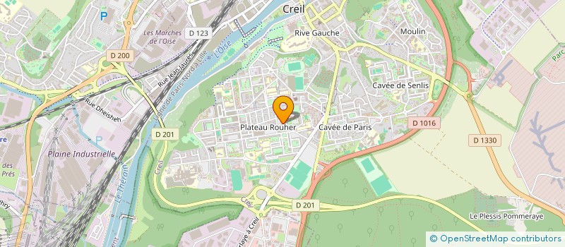 localisation de l'entreprise MONSIEUR GHAZANFAR ALI MOHAMMAD  CREIL