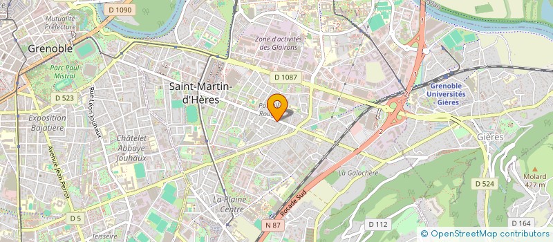 localisation de l'entreprise MONSIEUR GHAZI BOUSSANDEL  SAINT-MARTIN-D'HERES