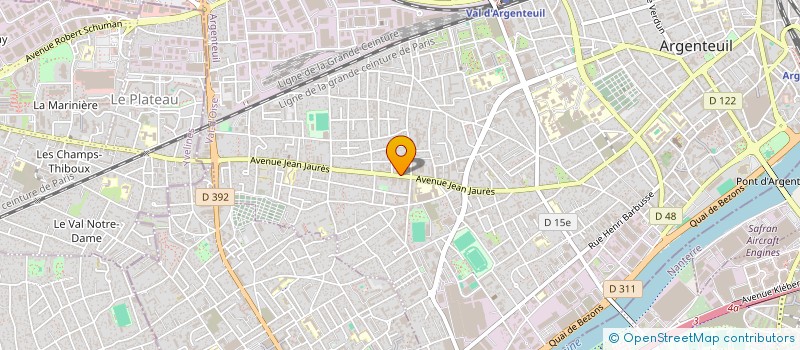 localisation de l'entreprise MONSIEUR GHAZI BZN KHALFALLAH  ARGENTEUIL