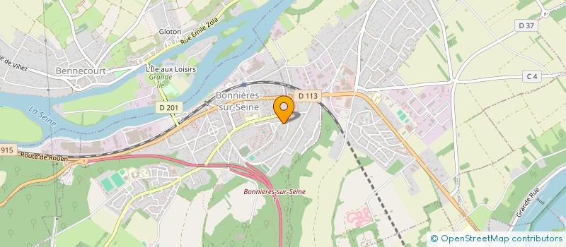 localisation de l'entreprise MONSIEUR GHAZI EL AYDI  BONNIERES-SUR-SEINE