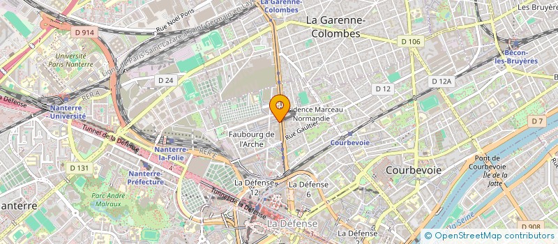 localisation de l'entreprise MONSIEUR GHAZI EL SAIDI à COURBEVOIE