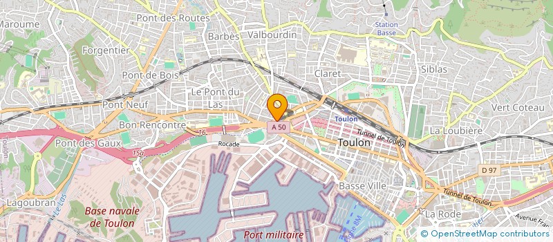 localisation de l'entreprise MONSIEUR GHAZI GHOUL  TOULON