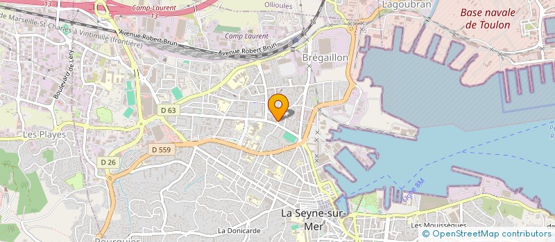 localisation de l'entreprise MONSIEUR GHAZI SERSI à LA SEYNE-SUR-MER