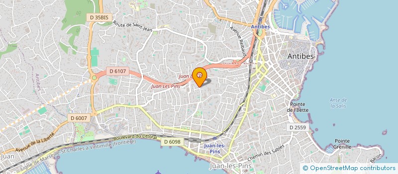 localisation de l'entreprise MONSIEUR GHAZI THABET à ANTIBES