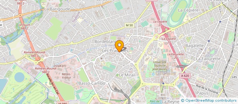 localisation de l'entreprise MONSIEUR GHELAMALLAH BOUCEKKINE à TOULOUSE