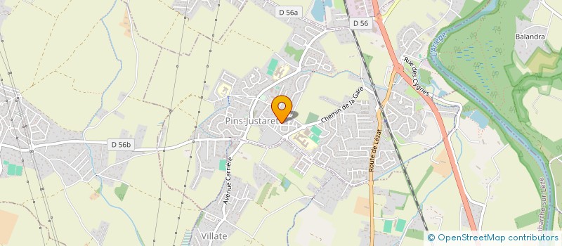 localisation de l'entreprise MONSIEUR GHELAMALLAH OULD CHEIKH  PINS-JUSTARET