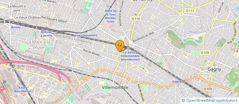 localisation de l'entreprise MONSIEUR GHENADIE CROITOR  VILLEMOMBLE