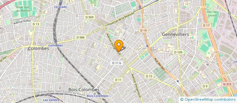 localisation de l'entreprise MONSIEUR GHENADIE GUTU  ASNIERES-SUR-SEINE