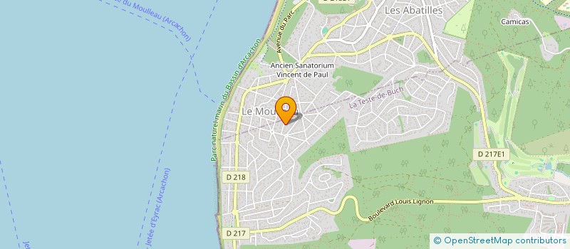 localisation de l'entreprise MONSIEUR GHENADIE HAHEU à LA TESTE DE BUCH