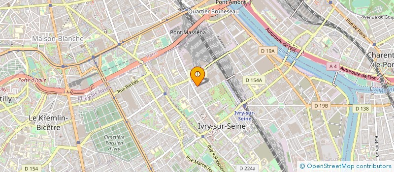 localisation de l'entreprise MONSIEUR GHENADIE POPOVICI  IVRY-SUR-SEINE