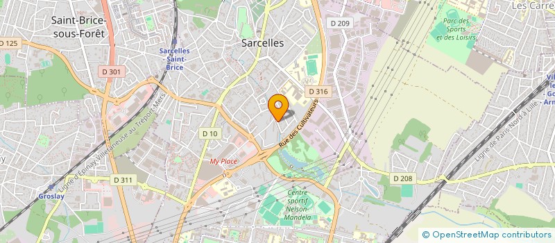 localisation de l'entreprise MONSIEUR GHENADIE RUSSU  SARCELLES