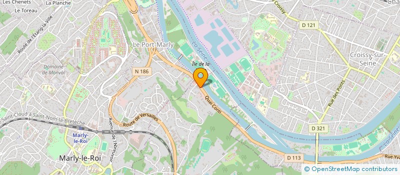 localisation de l'entreprise MONSIEUR GHENNADII MERCULOV  LOUVECIENNES