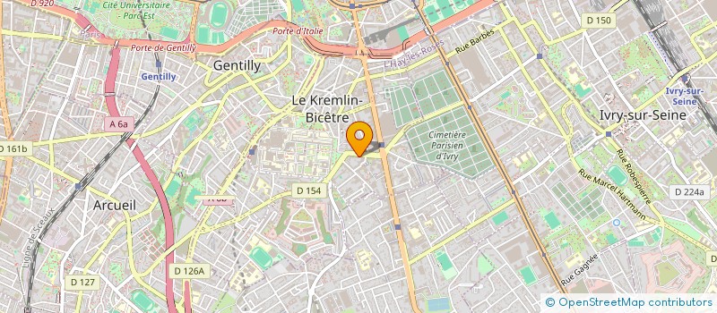 localisation de l'entreprise MONSIEUR GHEORGE CIOCAN à LE KREMLIN-BICETRE
