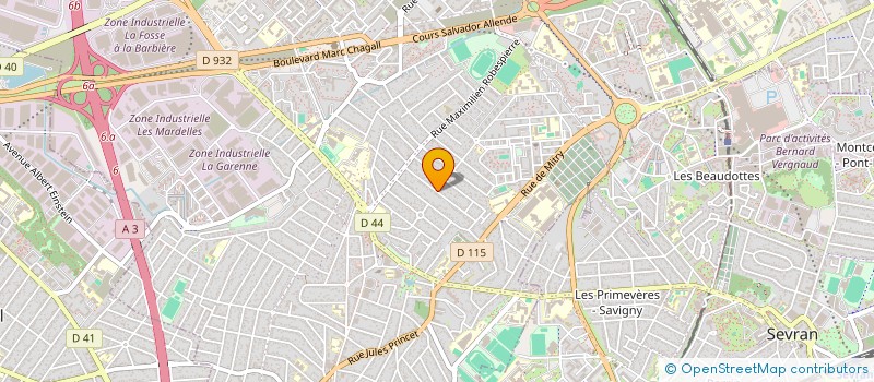 localisation de l'entreprise MONSIEUR GHEORGHE ALERGUS à AULNAY-SOUS-BOIS