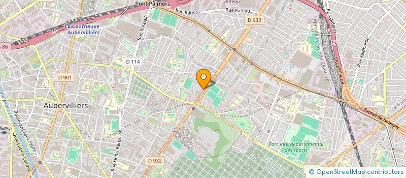 localisation de l'entreprise MONSIEUR GHEORGHE ALEXANDRU  AUBERVILLIERS