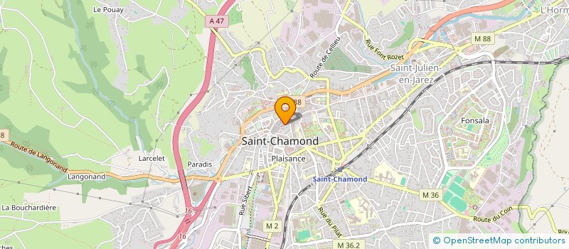 localisation de l'entreprise MONSIEUR GHEORGHE ANGHEL  SAINT-CHAMOND