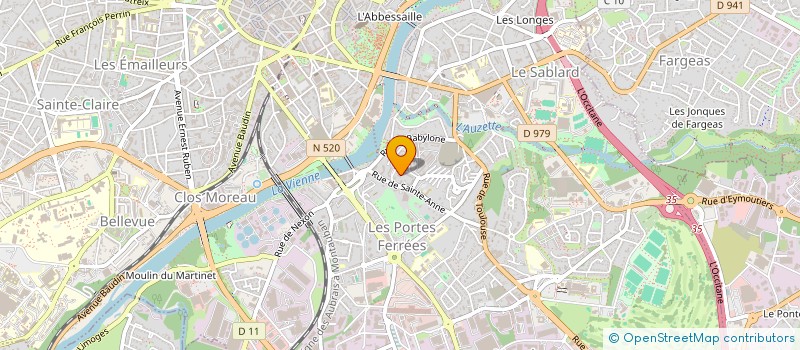localisation de l'entreprise MONSIEUR GHEORGHE ANTON à LIMOGES