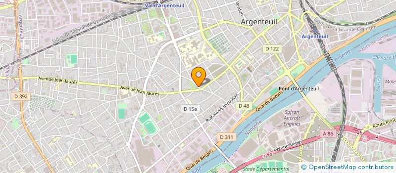 localisation de l'entreprise MONSIEUR GHEORGHE-BENONE UNGUR  ARGENTEUIL