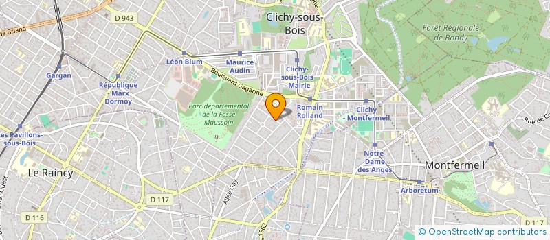 localisation de l'entreprise MONSIEUR GHEORGHE BERINDE à CLICHY-SOUS-BOIS