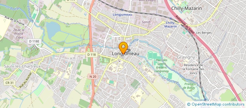 localisation de l'entreprise MONSIEUR GHEORGHE BERINDE  LONGJUMEAU