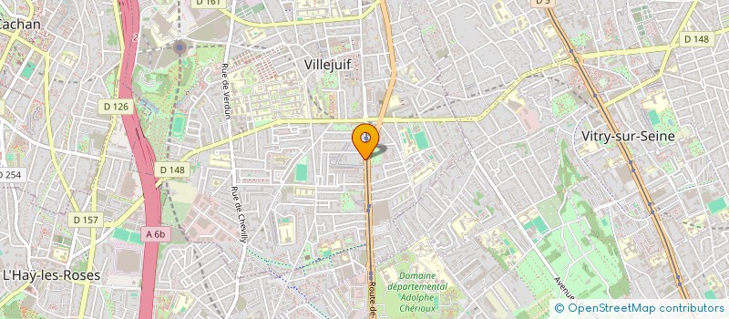 localisation de l'entreprise MONSIEUR GHEORGHE BERTEA à VILLEJUIF
