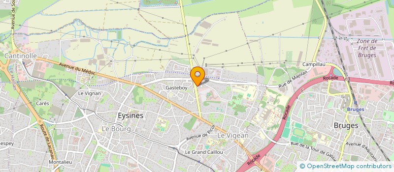 localisation de l'entreprise MONSIEUR GHEORGHE BOISTEANU à EYSINES