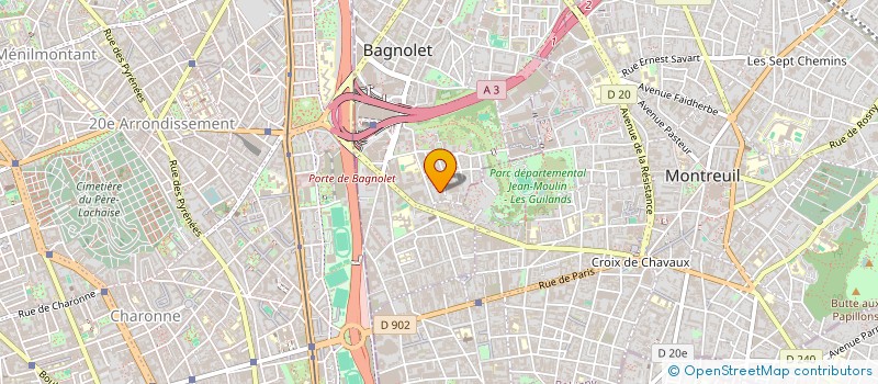 localisation de l'entreprise MONSIEUR GHEORGHE BUD à BAGNOLET