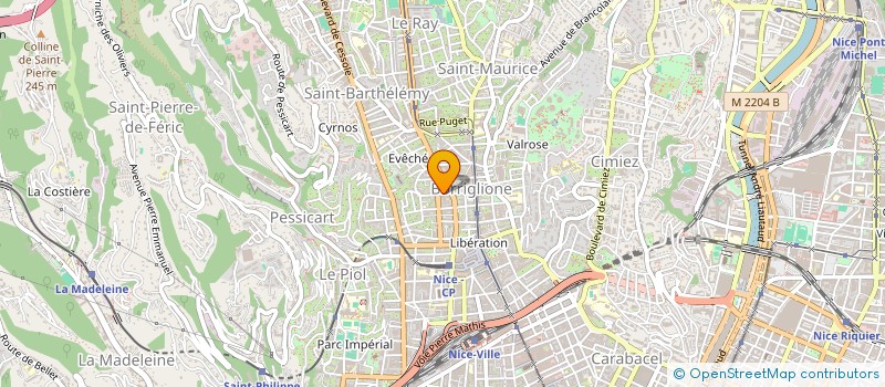 localisation de l'entreprise MONSIEUR GHEORGHE CALIN à NICE