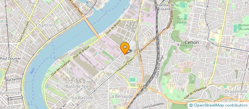 localisation de l'entreprise MONSIEUR GHEORGHE CANDU  BORDEAUX