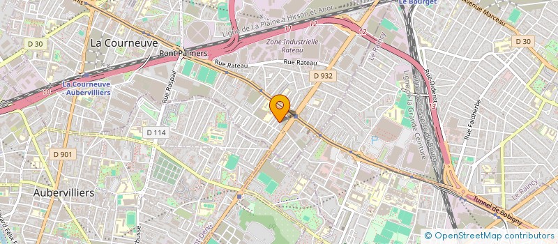 localisation de l'entreprise MONSIEUR GHEORGHE CHICU  LA COURNEUVE