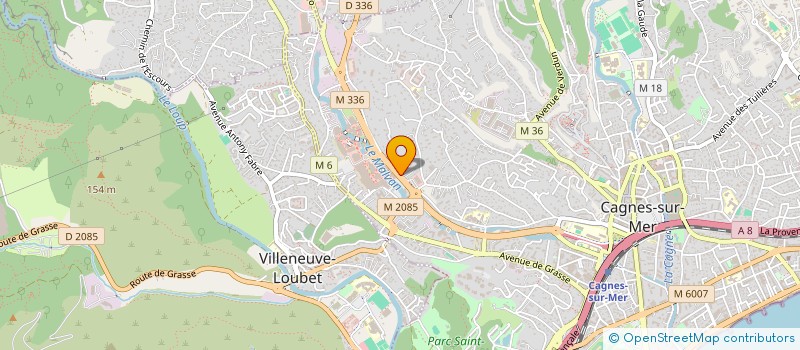 localisation de l'entreprise MONSIEUR GHEORGHE CIOBANU à CAGNES-SUR-MER