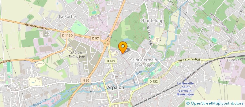 localisation de l'entreprise MONSIEUR GHEORGHE CIOBANU à SAINT-GERMAIN-LES-ARPAJON