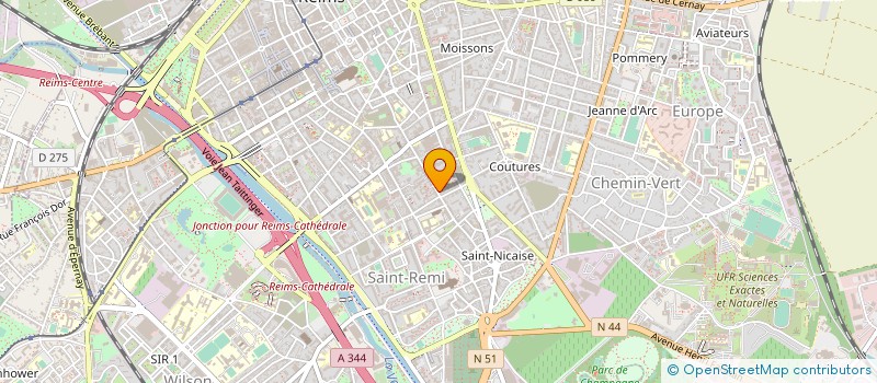 localisation de l'entreprise MONSIEUR GHEORGHE CIRPACI à REIMS