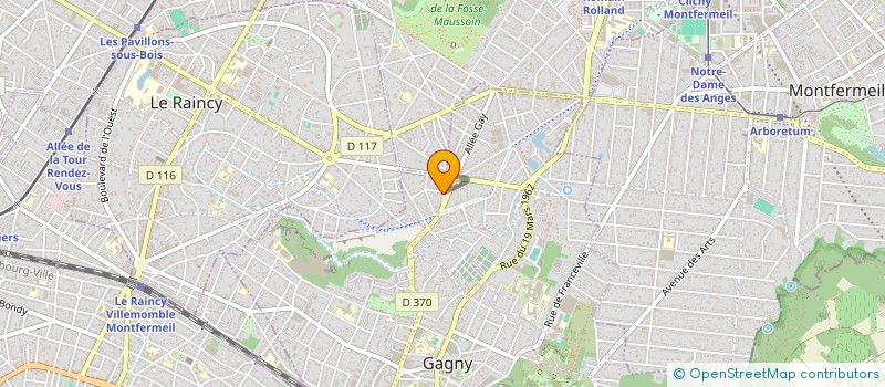 localisation de l'entreprise MONSIEUR GHEORGHE COJOCARI  GAGNY