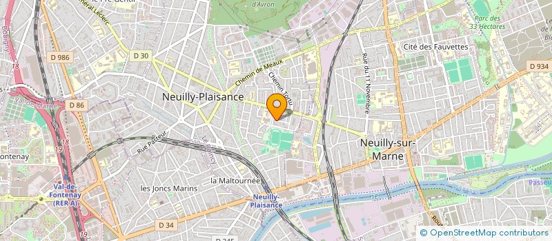 localisation de l'entreprise MONSIEUR GHEORGHE COJOCARU à NEUILLY-PLAISANCE