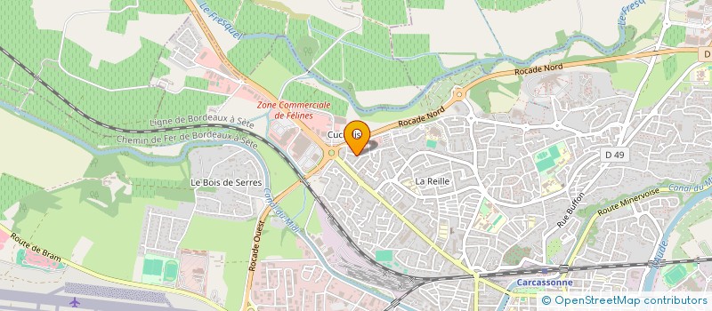 localisation de l'entreprise MONSIEUR GHEORGHE-DAN FAGATEANU  CARCASSONNE