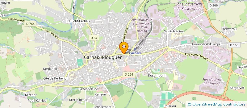 localisation de l'entreprise MONSIEUR GHEORGHE DANUT RACEAN  CARHAIX PLOUGUER