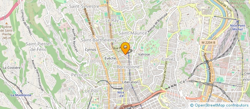 localisation de l'entreprise MONSIEUR GHEORGHE DUTU à NICE