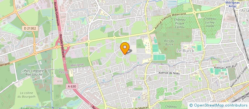 localisation de l'entreprise MONSIEUR GHEORGHE IORGU  MERIGNAC