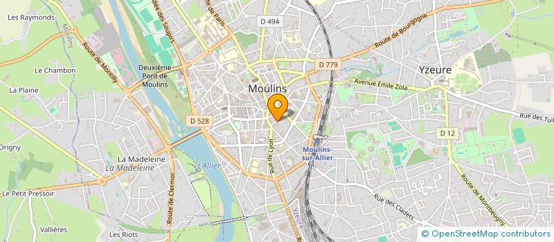 localisation de l'entreprise MONSIEUR GHEORGHE LACATUS  MOULINS